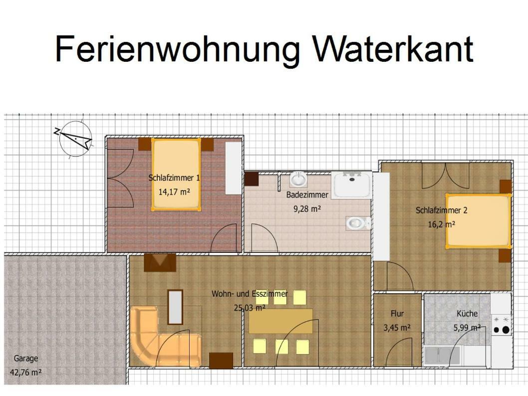 Ferienwohnung Waterkant Cappeler Niederstrich Екстериор снимка